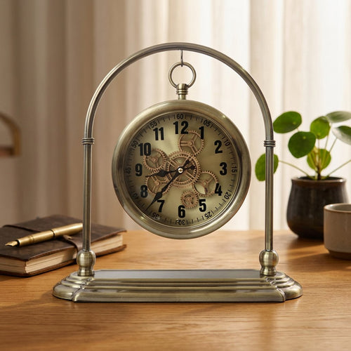 Chronos Steampunk Hanging Table Clock