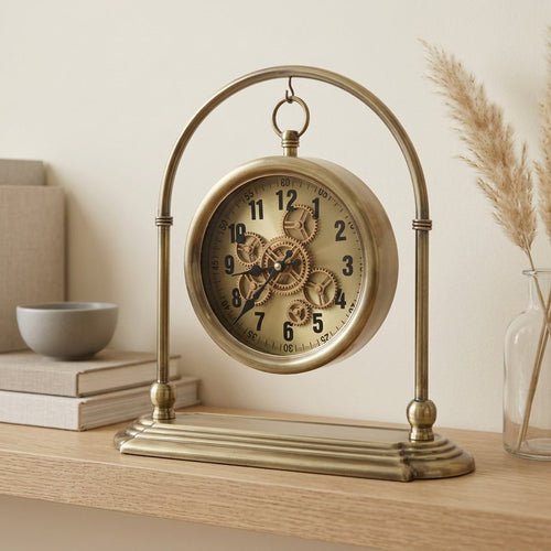 Chronos Steampunk Hanging Table Clock