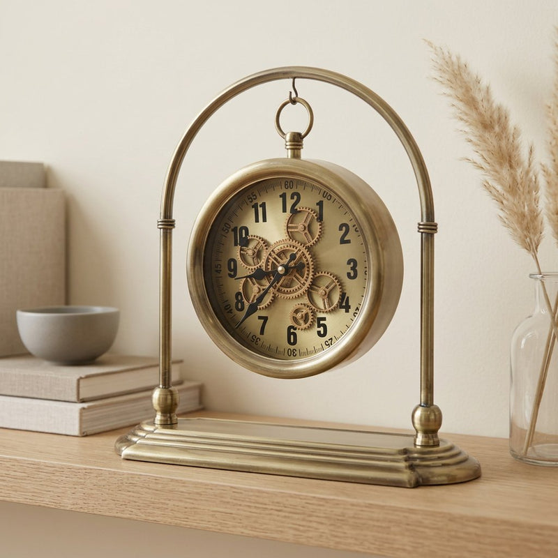Chronos Steampunk Hanging Table Clock