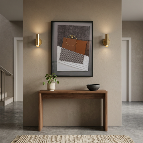 Modern Geometric 3D Mixed Wall Art