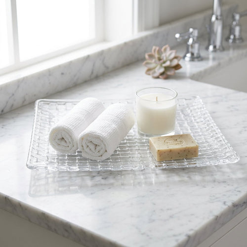 Minimalist Lower Rectangular Serving & Vanity Tray