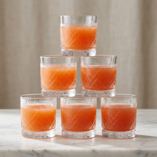 Sovereign Diamond Cut Whiskey Glasses Set of 6