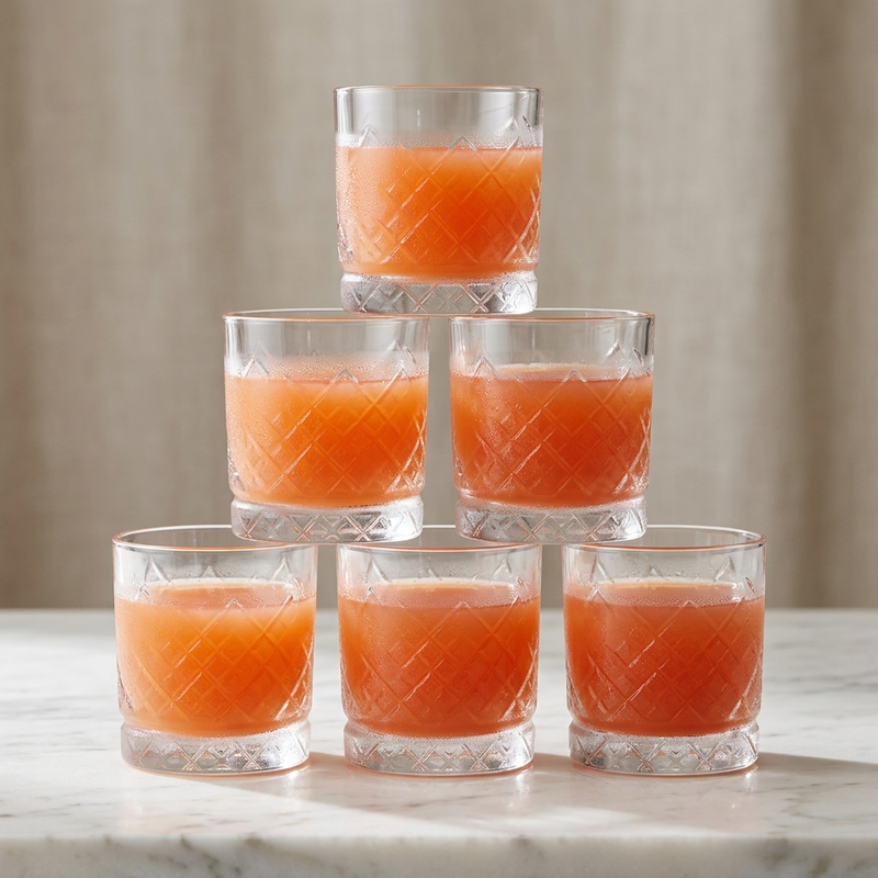 Sovereign Diamond Cut Whiskey Glasses Set of 6