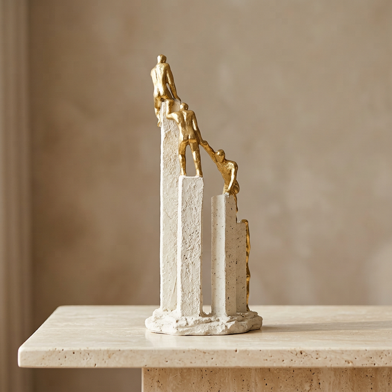 Accent of Success Teamwork Gold Sculpture