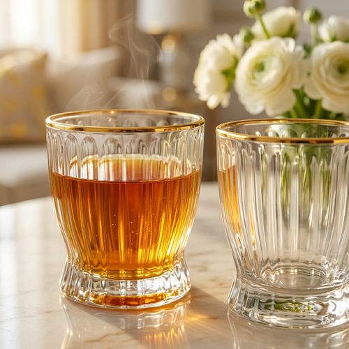 Imperial Gold Rim Glass Set of 6