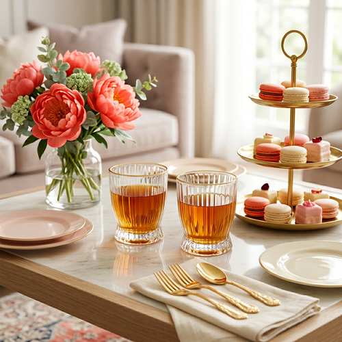 Imperial Gold Rim Glass Set of 6
