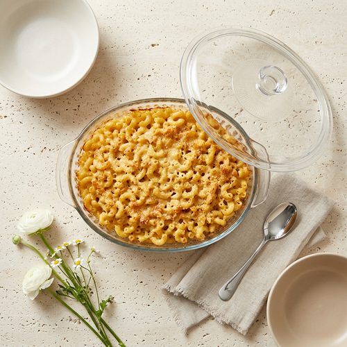 Classic 1 Litre Glass Casserole Dish with Matching Lid