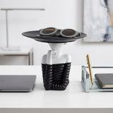 Modern Black and White Catchall Tray