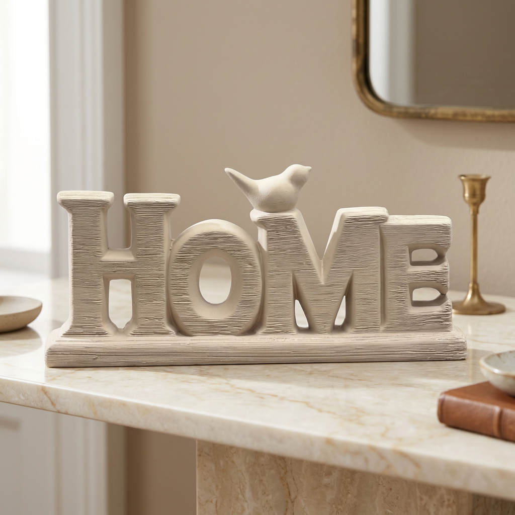 Songbird "HOME" Tabletop Sculpture