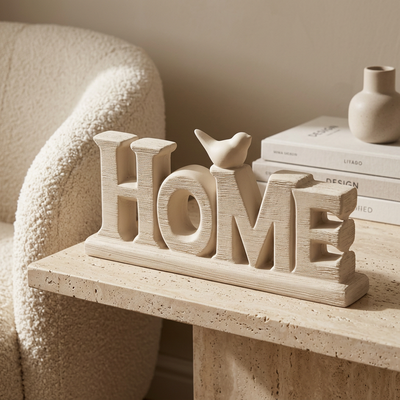 Songbird "HOME" Tabletop Sculpture