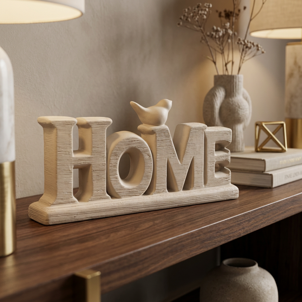 Songbird "HOME" Tabletop Sculpture