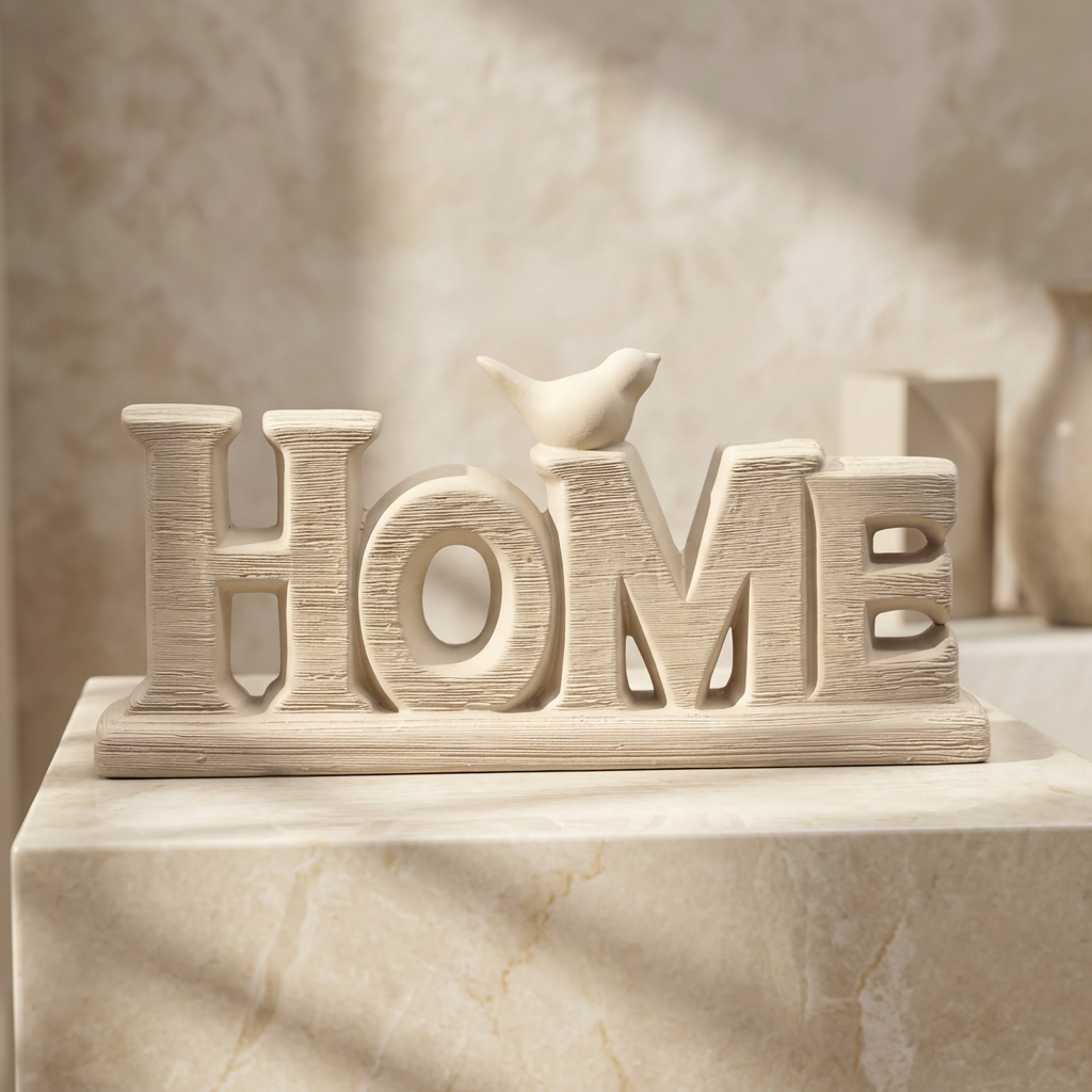 Songbird "HOME" Tabletop Sculpture