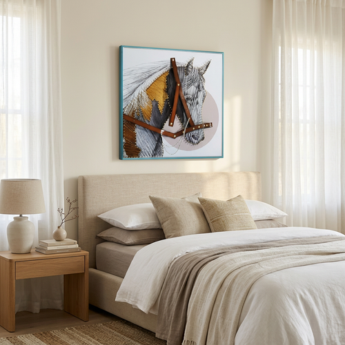 Modern Horse Equine Majesty 3D Wall Art