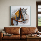 Modern Horse Equine Majesty 3D Wall Art