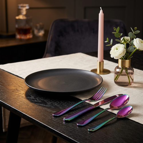 Premium Rose Gold Cutlery Set 24 Piece