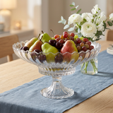Imperial Glass Fruit Bowl with Pedestal Stand 12 Inch