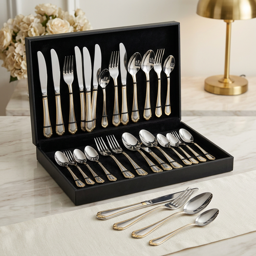 Modern Heritage Silver Cutlery Set 24 Piece