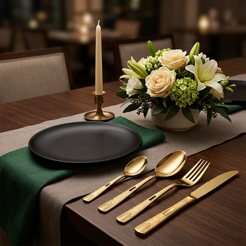 Imperial Fine Tune Gold Cutlery Set 24 Piece