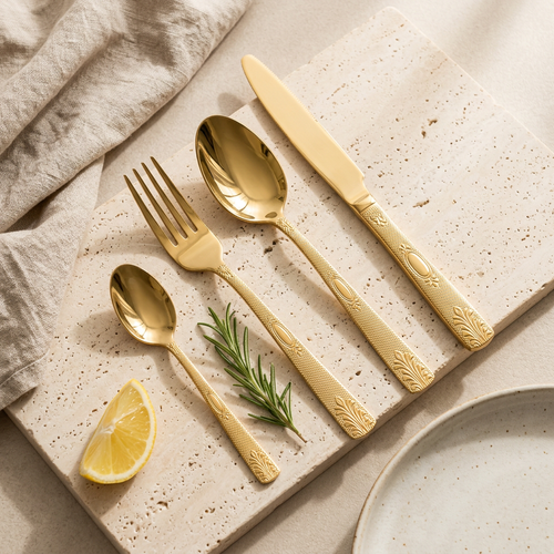 Imperial Fine Tune Gold Cutlery Set 24 Piece