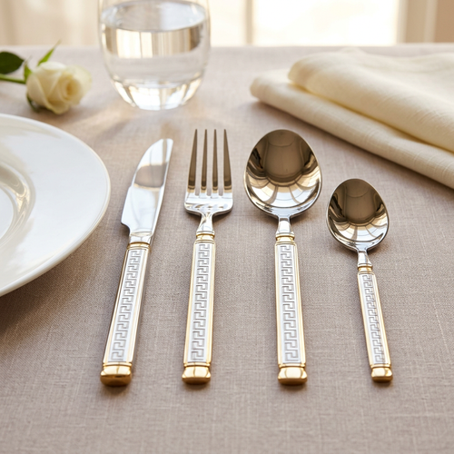 Luxury Stainless Steel Cutlery Set 24 Piece