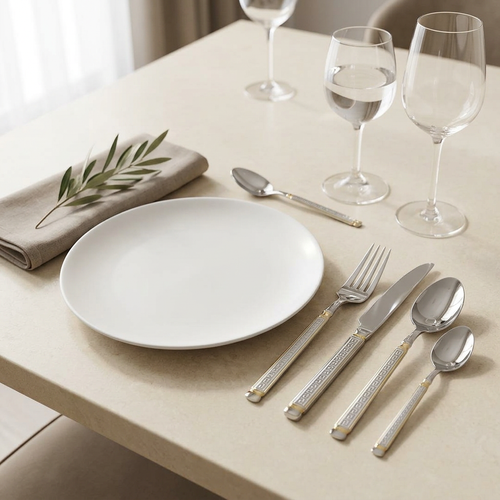 Luxury Stainless Steel Cutlery Set 24 Piece