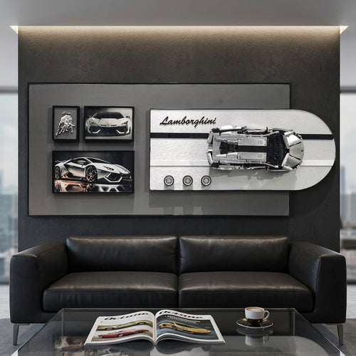 3D Framed Lamborghini Supercar Wall Display