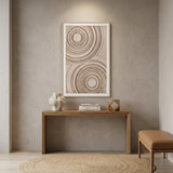 Elegant Orbit 3D Textured Canvas Art