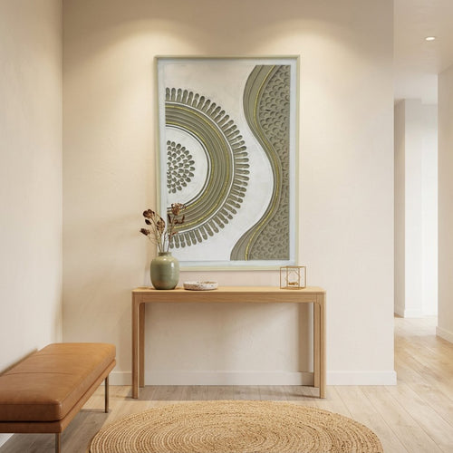 Sage & Solstice 3D Textured Framed Canvas Art