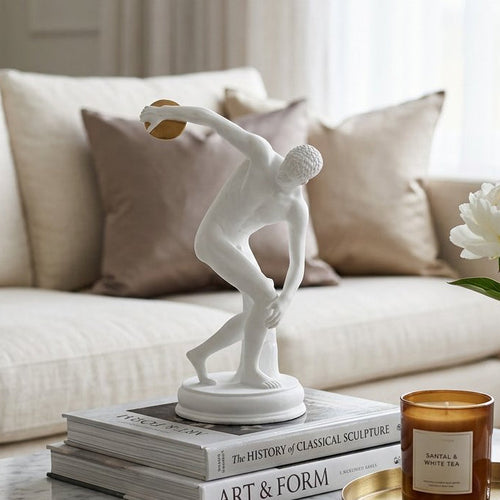 Classical Greek Male Athlete Statue