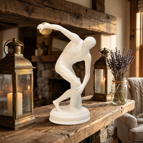 Classical Greek Male Athlete Statue
