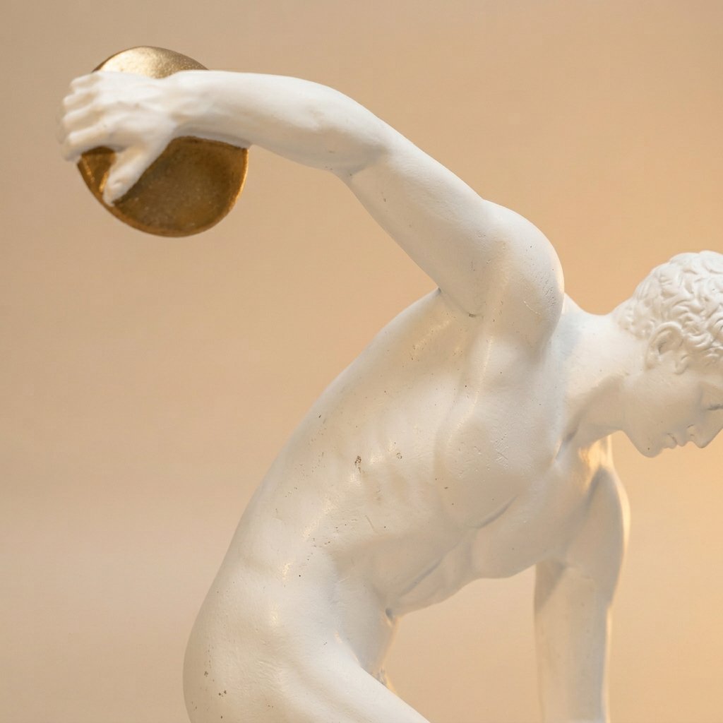 Classical Greek Male Athlete Statue
