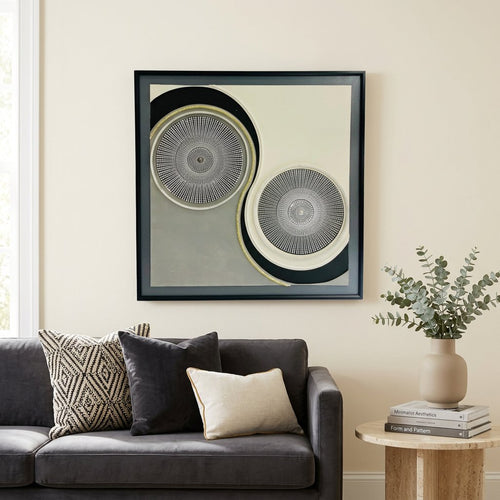 Dualism 3D Textured Matrix Canvas Art