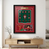 The CR7 Legacy Football Tribute Wall Art