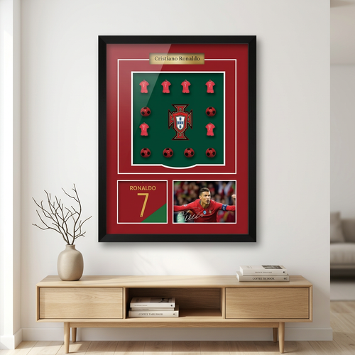 The CR7 Legacy Football Tribute Wall Art