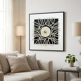 Square 3D Woven Fiber Wall Art