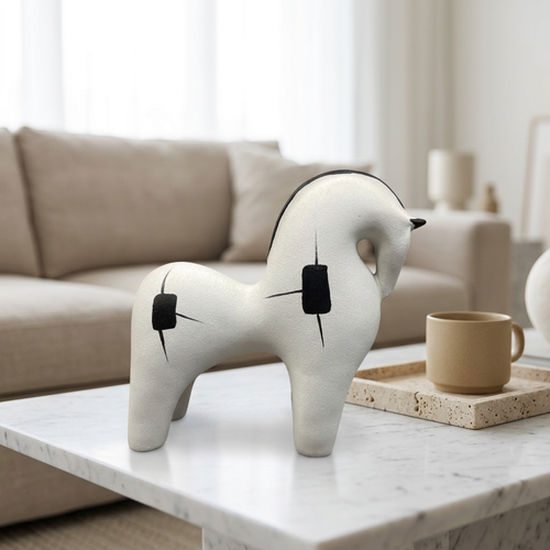 Nordic Minimalist Horse Figurine
