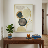 Boho Orbits 3D Multi Textured Framed Art