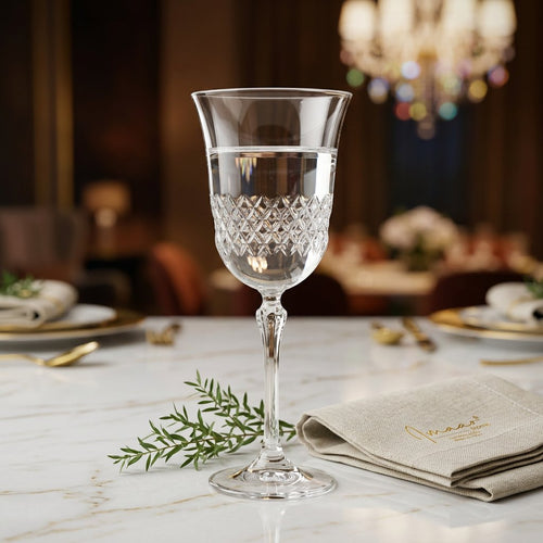 Luxury Italian Crystal Fine Dining Wine Glasses