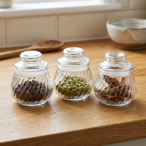 Compact Food Canister Set of 3