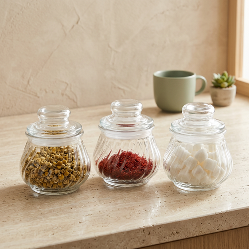 Compact Food Canister Set of 3