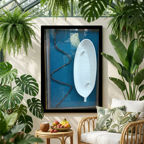 Oceanic Serenity 3D Shadow Box Wall Art