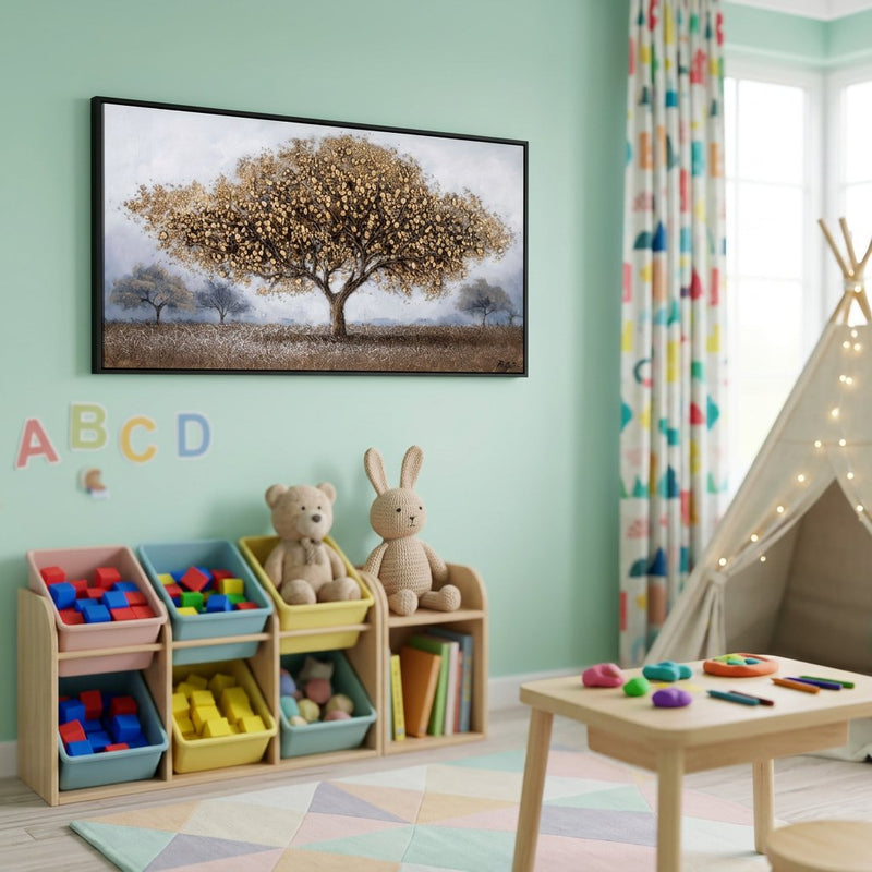 Abundance Tree 3D Impressionist Canvas Art