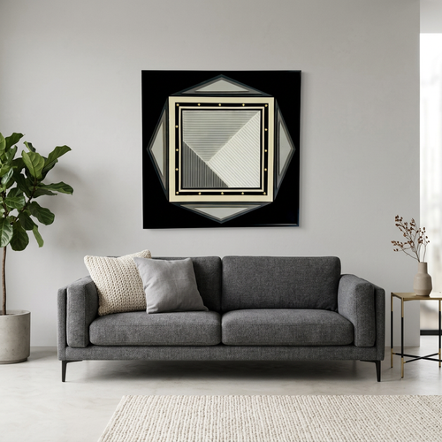 Apex 3D Architectural Geometric Square Art