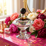 Luxe Diamond-Cut Crystal Candy & Trinket Jar