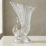 Sophisticated Crystal Glass Peacock Showpiece