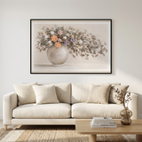 Pastel Rose Still Life Framed Wall Art