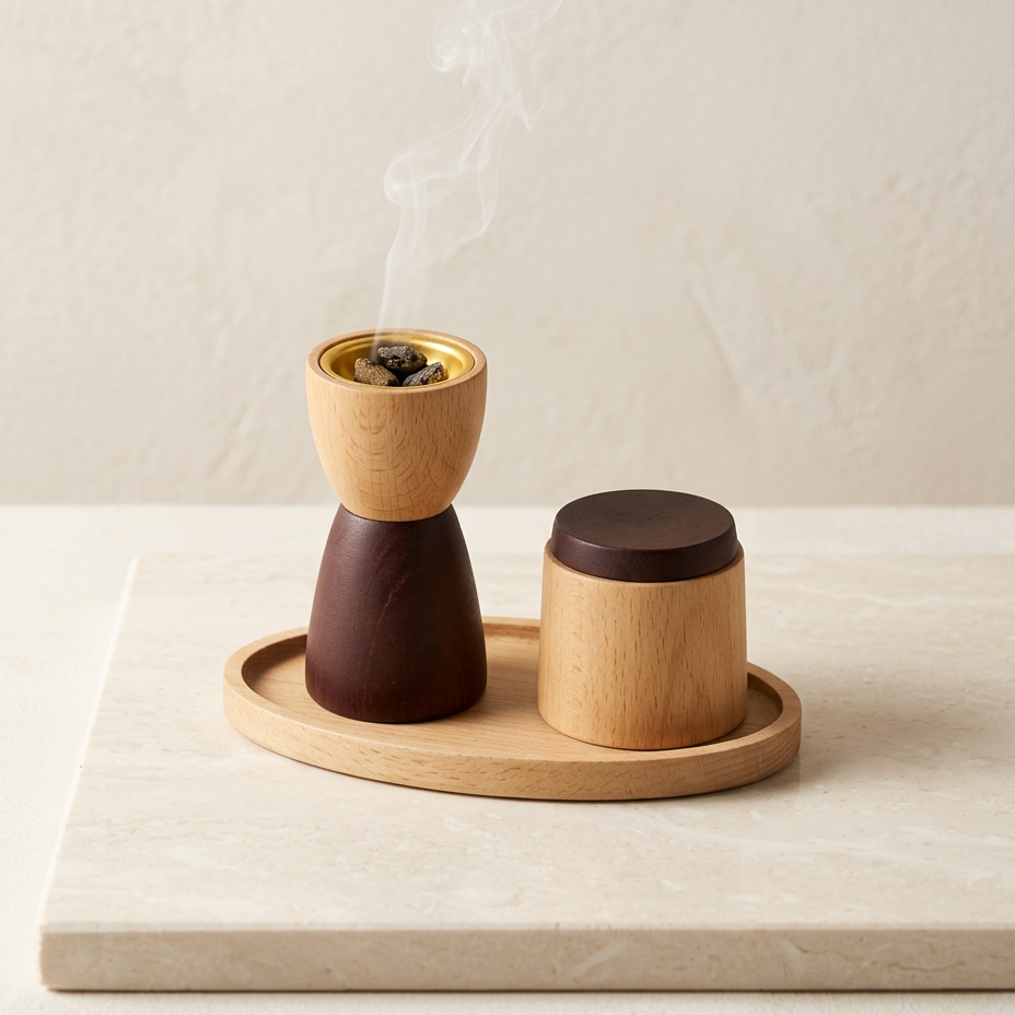 Artisan Earth Tone Oil Burner Set