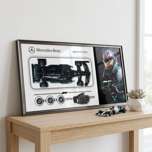 Grand Prix Lewis Hamilton Mercedes-AMG F1 Wall Art