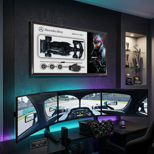 Grand Prix Lewis Hamilton Mercedes-AMG F1 Wall Art