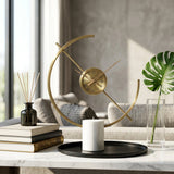 Abstract Open Ring Desk Clock